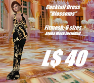 Cocktail Dress-Blossoms