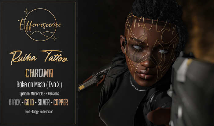 Effervescence - Ruiha 3D Tattoo - Chroma