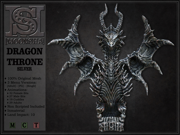 [MoonSha] Dragon Throne - Silver