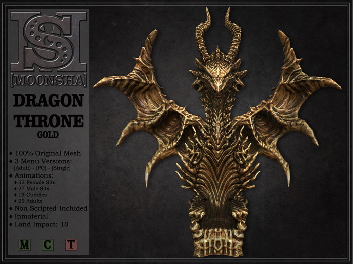 [MoonSha] Dragon Throne - Gold