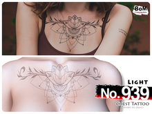 (Chest Tattoo) No.939 Light