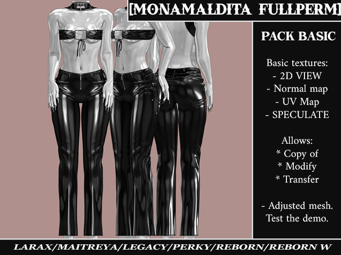 #79 - MONAMALDITA - Full Perm Set - Top & Pants *DISCOUNT*