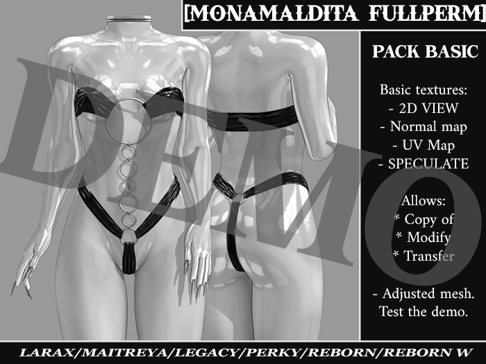 #89 - MONAMALDITA - Demo - Bodysuit