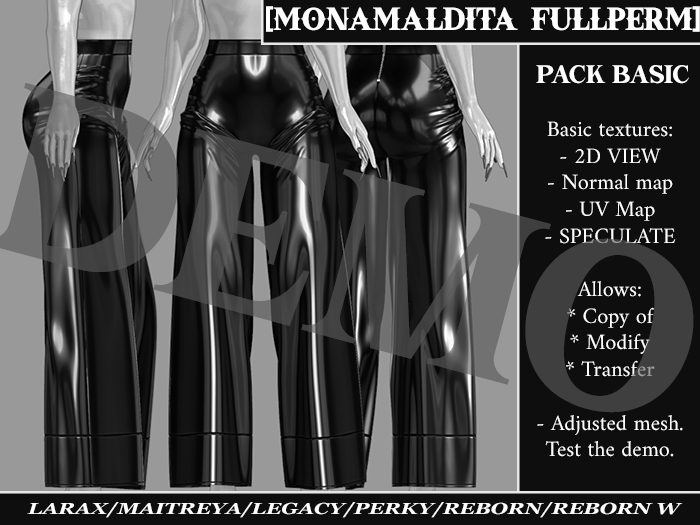 #93 - MONAMALDITA - Demo - Pants