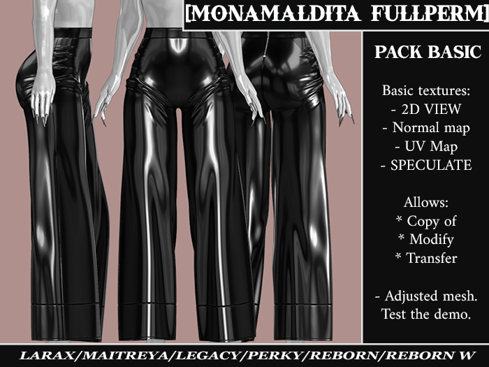 #93 - MONAMALDITA - Full Perm - Pants