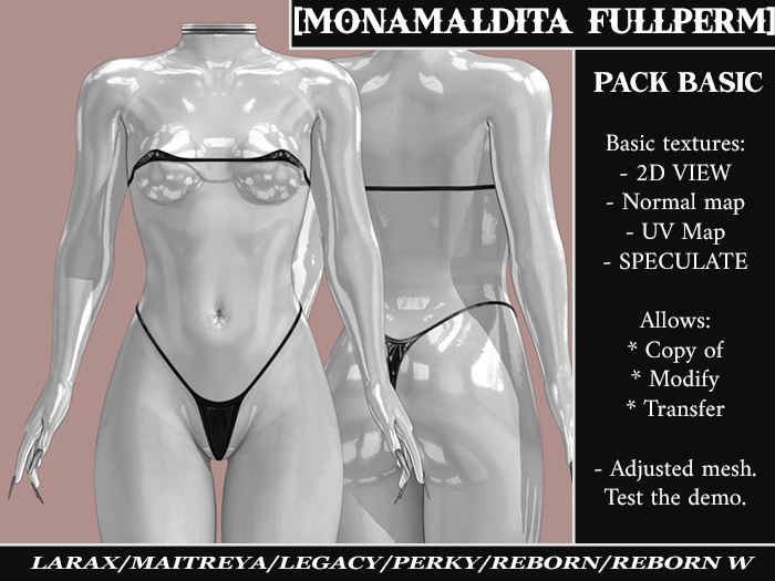 #95 - MONAMALDITA - Full Perm - Bikini