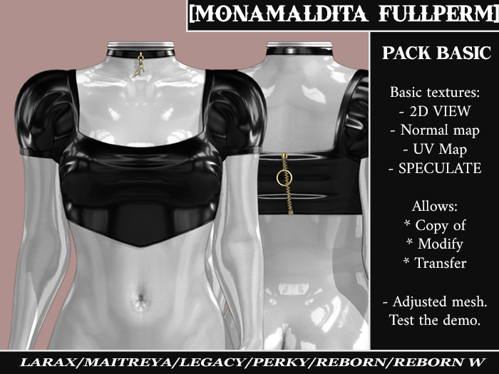 100 - MONAMALDITA - Full Perm - Blouse