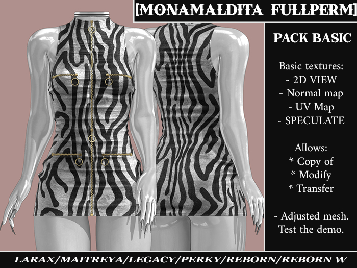 108 [MONAMALDITA] DRESS [PACK FULL PERM]