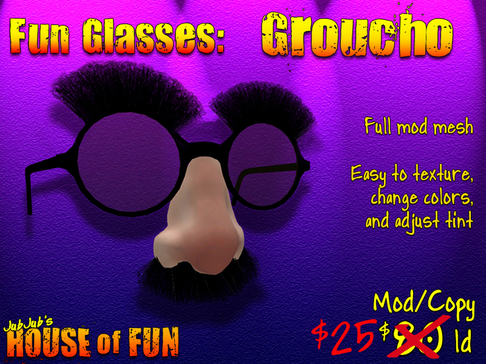 House of Fun: Fun Glasses: Groucho