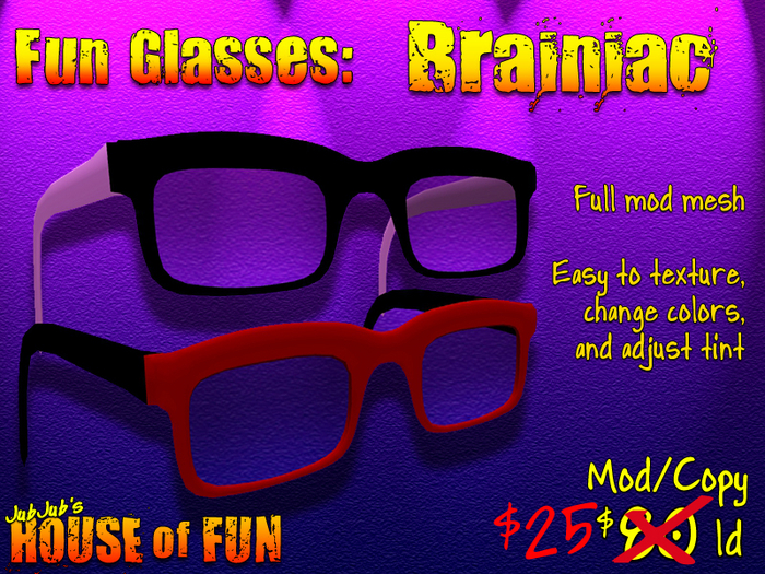 House of Fun: Fun Glasses: Brainiac