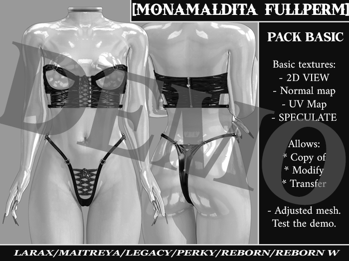 116 - MONAMALDITA - Demo - Lingerie