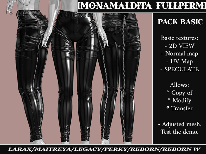 117 - MONAMALDITA - Full Perm - Pants