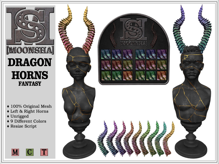 [MoonSha] Dragon Horns - Fantasy