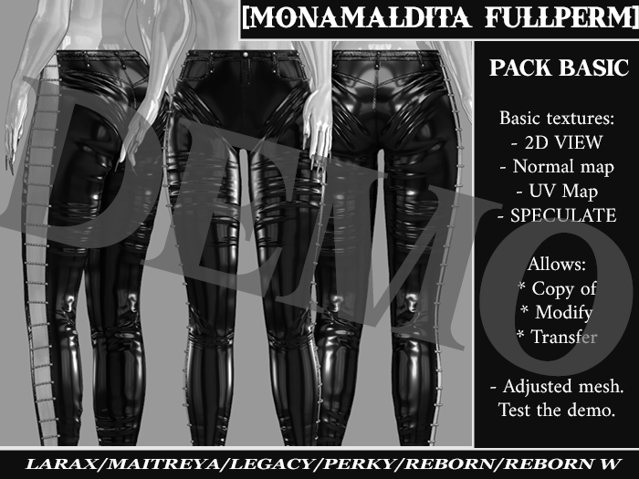 124 - MONAMALDITA - Demo - Pants