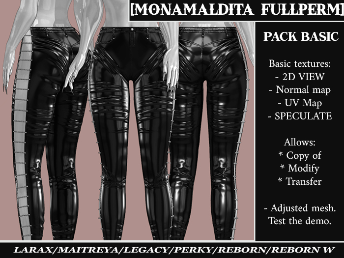 124 - MONAMALDITA - Full Perm - Pants