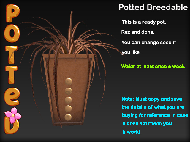 Potted ~ LE Deco Spider Plant Pot - Tawny