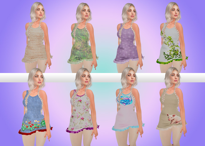 *Heart* -Simple Dress 2 (add)