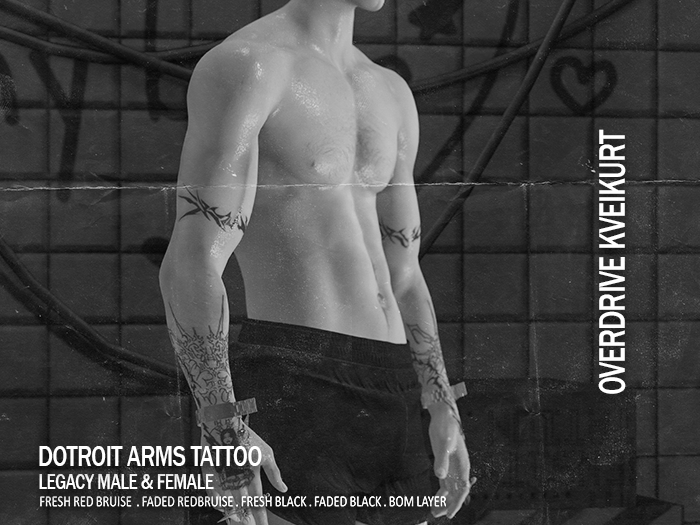 OVERDRIVE KVEIKURT - DOTROIT  ARMS TATTOO DEMO