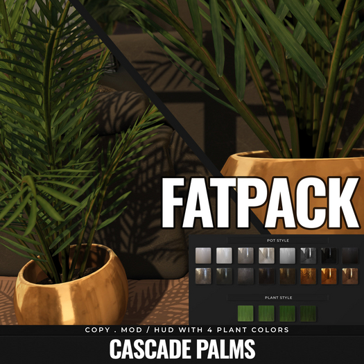 [BL] Cascade palm // FATPACK