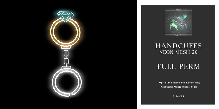 Sarcastic - Handcuffs - Neon 20 Full Perm