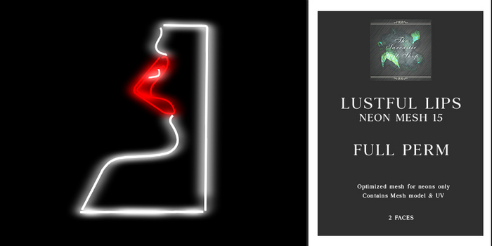 Sarcastic - Lustful Lips - Neon 15 Full Perm