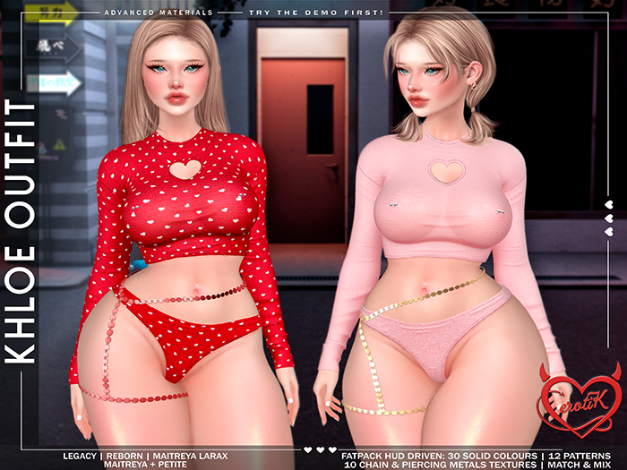 [erotiK] Khloe Outfit FATPACK