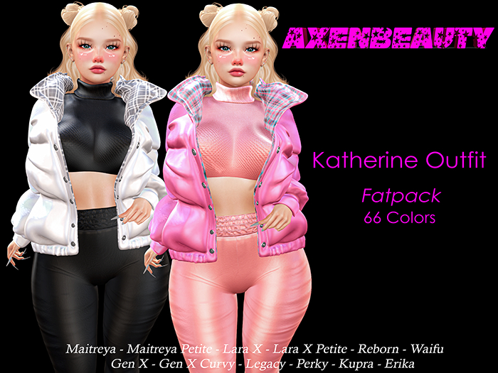 aX: Katherine Outfit 80 colors FatPack