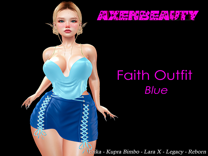 aX: Faith Outfit Blue