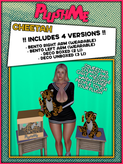 PLUSHME . Cheetah DEMO