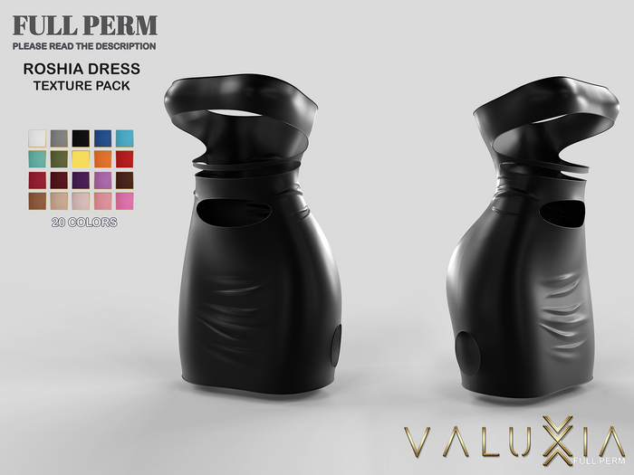 VALUXIA[FP] - Roshia Dress TEXTURE PACK FULL PERM
