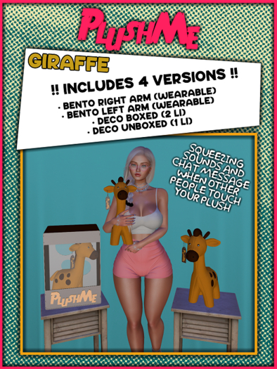 PLUSHME . Giraffe DEMO
