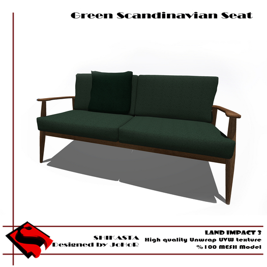 GreenScandinavianSofa