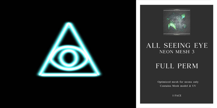 Sarcastic - All Seeing Eye - Neon 3 Full Perm