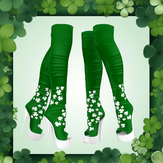 St Patricks Overknee Boots