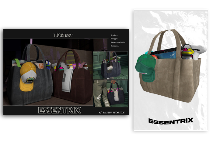 -ESSENTRIX-. Leisure Bag (Tan)