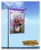 ~Welcome Spring Yard Flag~