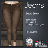 ~TL~ Basic Brown BoM Skinny Jeans