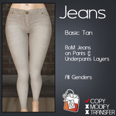 ~TL~ Basic Tan BoM Skinny Jeans