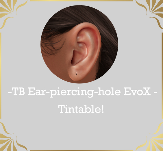 TB Ear- piercing - hole EvoX - Tinteable