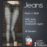 ~TL~ Rock n Skull BoM Skinny Jeans