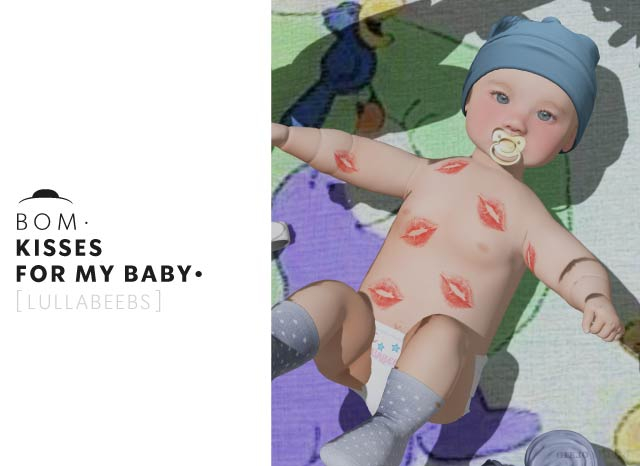 Bom KISSES FOR MY BABY (Lullabeebs)