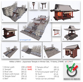 5. MAke a MArk Japanese Temple in Winter - gate