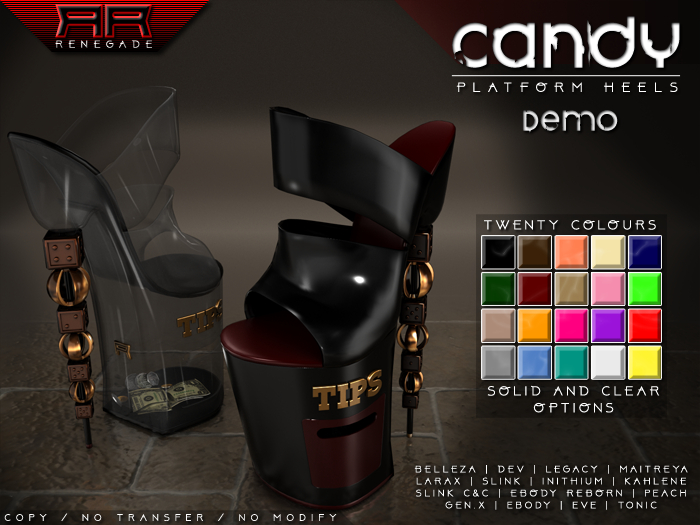[Renegade] Candy Platform Heels - Demo