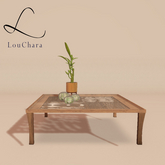 LouChara Jade Coffee Table and Decor 