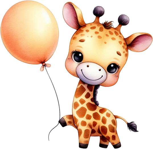 KMP Giraffe&Balloon Decal