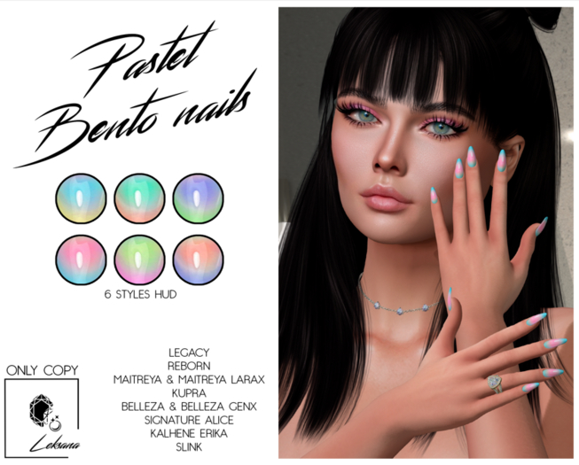 Leksana - PASTEL Nails [BENTO] - FATPACK