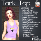 ~TL~ Non-Binary Heart Tank Top Set