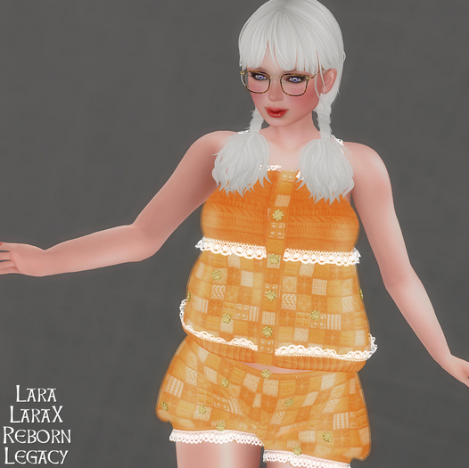 * Aelynn * Orange outfit *