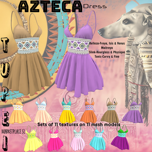 TuPei  Azteca Dress - Set of 11 for Belleza-Freya