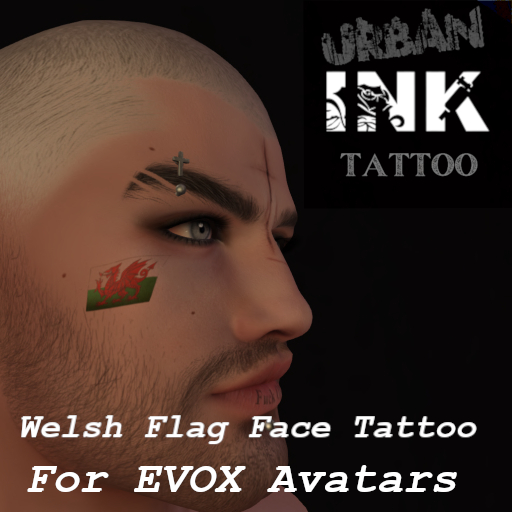 ::<<*Welsh Flag Face Tattoo*>>::